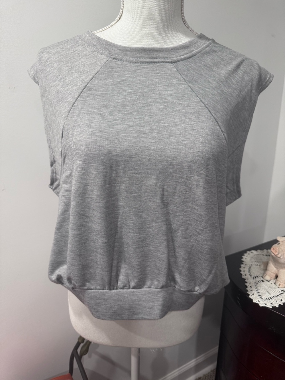 Zenana
Light Gray Cap-Sleeve Pullover Tank Top with skirt - Picture 2 of 11